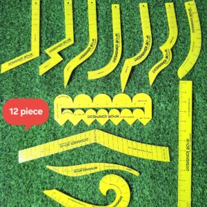 12 সেট মাস্টার স্কেল কম্বো